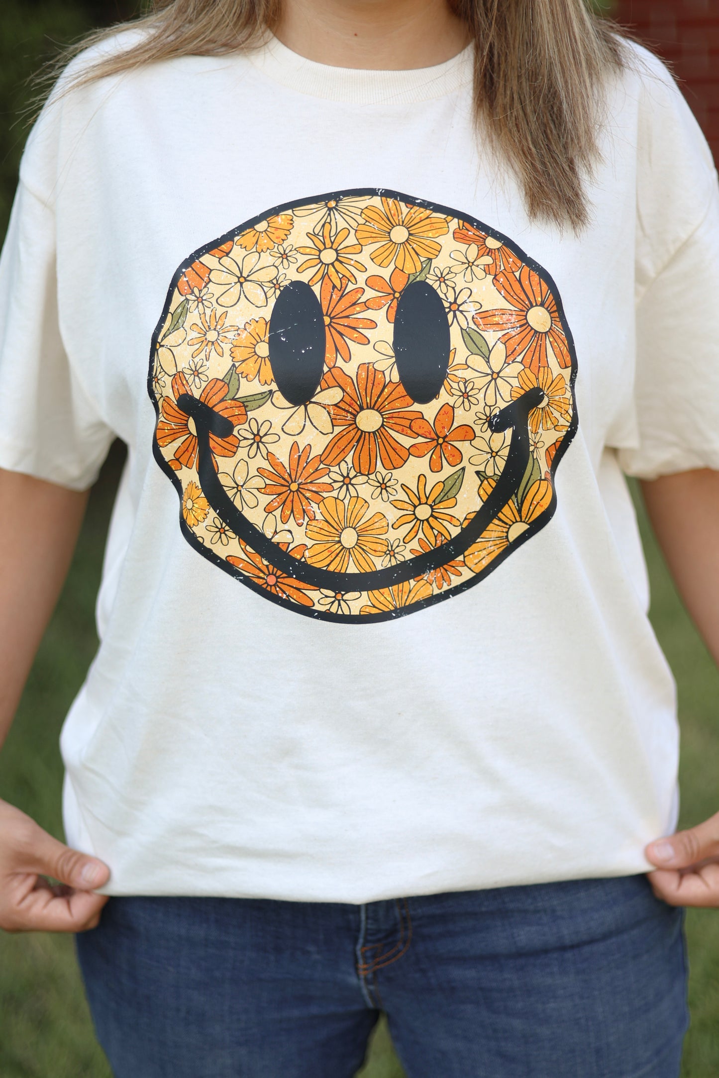 Vintage Fall Smiley Face